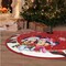 Skirt for a Christmas Tree Merry Christmas 36-Inch Tree Skirt,Red Tree Mat Decor for Christmas Xmas Happy New Year Festive Holiday Party Decorations